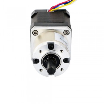 Moteur pas à pas nema 17 unipolaire 17HS19-0406S-PG14 L=48mm avec 5:1 réducteurs planétaires