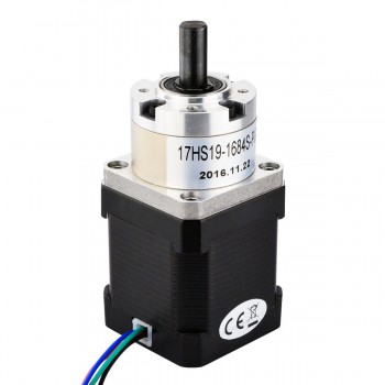 Moteur pas à pas nema 17 bipolaire 17HS19-1684S-PG5 L=48mm avec 5:1 réducteurs planétaires