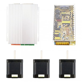 Kit CNC 3 axes TB6560 + moteur pas à pas nema 17 (0,45 Nm) + source de courant