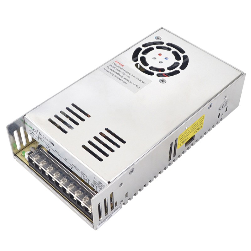 Alimentation à découpage CNC 250W 80V 3,0A 115/230V pour moteur pas à pas CNC/système de servomoteur