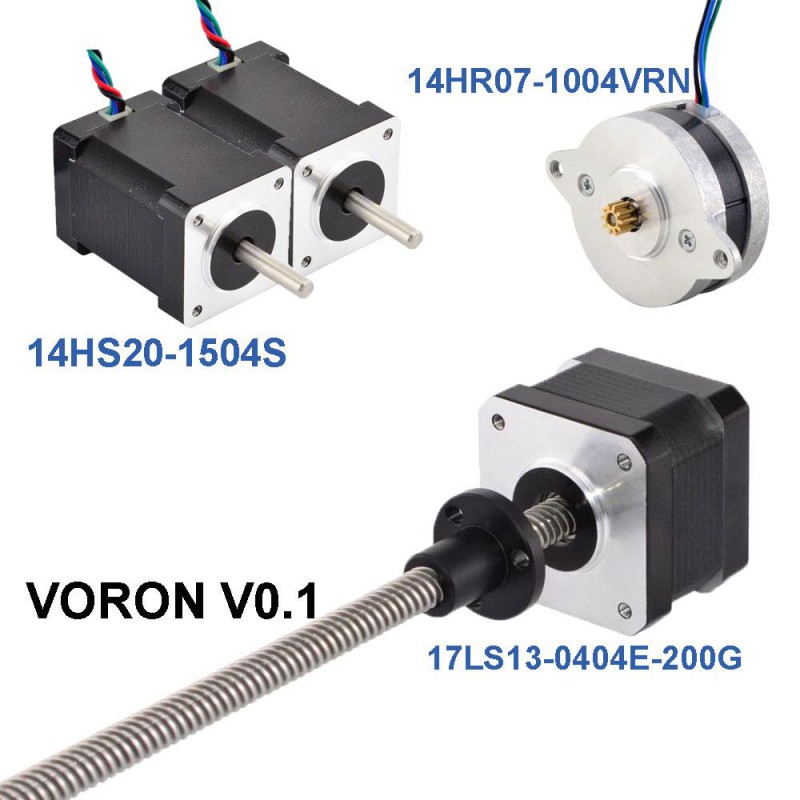 Kit pas à pas pour imprimante 3D VORON V0.1 BOM (14HS20-1504S & 14HR07-1004VRN & 17LS13-0404E-200G)