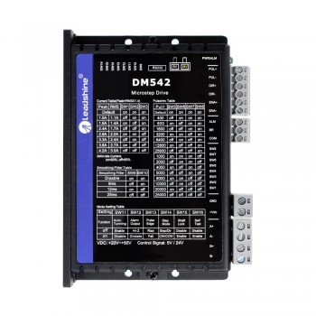 Driver pas à pas numérique Leadshine DM542 0,5-4,2A 20-50VCC pour moteur pas à pas Nema 17, 23, 24