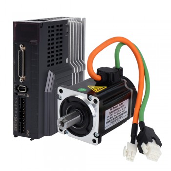 Kit de servomoteur CA série E6 E6-RS400H2A2-M17S 400W 3000 tr/min 1,27Nm IP65 avce driver & 17-bit encodeur