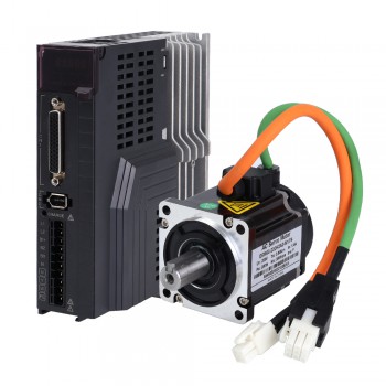 Kit de servomoteur CA série E6 E6-RS200H2A2-M17S 200W 3000 tr/min 0,64Nm IP65 avce driver & 17-bit encodeur