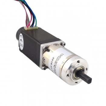 Motoréducteur pas à pas bipolaire en boucle fermée Nema 11 51:1 L=51mm 1,8 degrés 0,14Nm 0,67A 8,04V avec encodeur 300CPR