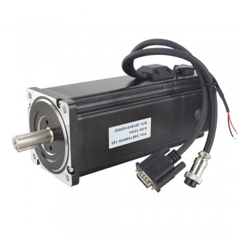 Moteur pas à pas en boucle fermée Nema 34 34E1KBK50-120 série P 1,8 degrés 12Nm 6,0A avec frein électromagnétique