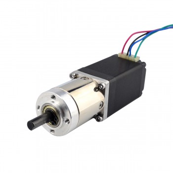 Motoréducteur pas à pas Nema 11 L=51mm 1,8 degrés 14Ncm 0,67A 8,04V avec 14:1 réducteur D-Cut