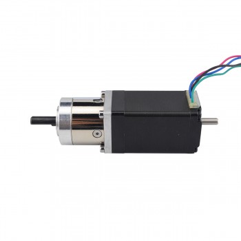 Motoréducteur pas à pas Nema 11 L=51mm avec arbre arrière & trou de vis & 5:1 réducteur planétaire