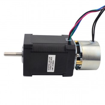 Moteur pas à pas Nema 17 bipolaire 17HS24-2104D-B025 1,8 degrés 0,65Nm 2,1A 3,36V avec frein non-excité