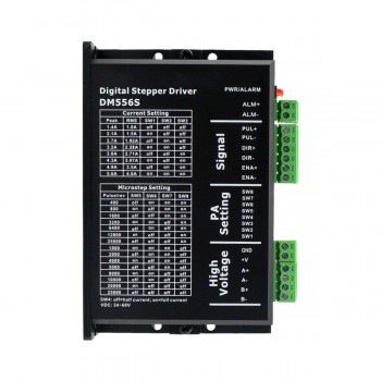 Kit CNC de Moteur Pas à Pas 1 Axe 1-DM556S-23HS45 3Nm 1,8 degrés (Moteur Pas à Pas Bipolaire Nema 23 et Driver )