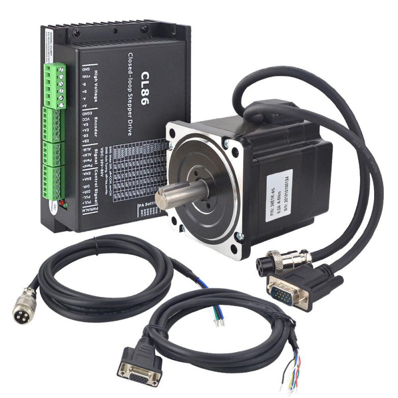 Kit CNC Boucle Fermée 1 Axe – Moteur Pas à Pas Nema 17 Avec Encodeur, Idéal Pour Vos Projets De Précision !