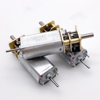 2 Pièces 6V/12V motoréducteur CC brushed PMDC GM14-050SH avec rapport 3~350 réducteurs arbre parallèle