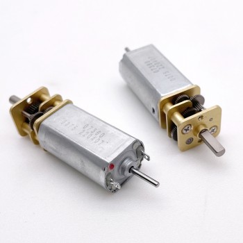 2 Pièces 6V/12V motoréducteur CC brushed PMDC GM14-050SH avec rapport 3~350 réducteurs arbre parallèle