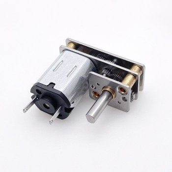 2 Pièces 2,4V/5V Small Mini motoréducteur CC brushed GM24-N20VA avec réducteurs arbre parallèle