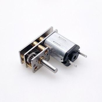 2 Pièces 2,4V/5V Small Mini motoréducteur CC brushed GM24-N20VA avec réducteurs arbre parallèle