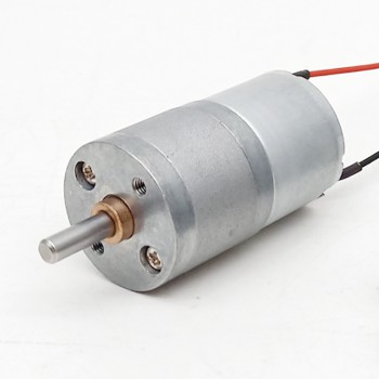2 Pièces Φ25mm 6V/12V motoréducteur CC brushed moteur PMDC GM25-320SH avec rapport 4~499 réducteurs arbre parallèle
