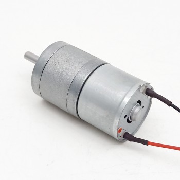 2 Pièces Φ25mm 6V/12V motoréducteur CC brushed moteur PMDC GM25-320SH avec rapport 4~499 réducteurs arbre parallèle