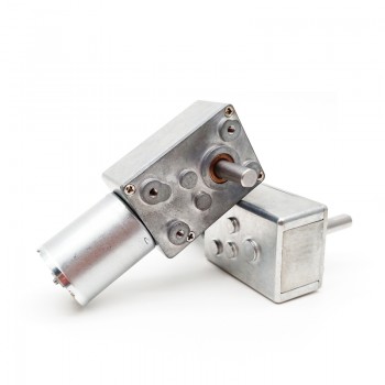2 Pièces 12V/24V Motoréducteur bldc 2,7W arbre 6mm avec réducteur à vis sans fin à arbre de sortie à 90 degrés
