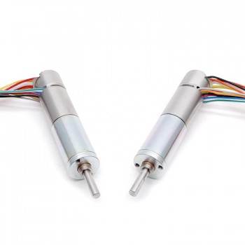 2 Pièces Φ12mm 6V/12V Motoréducteur coreless brushless GMP12-TBC1220 avec réducteur planétaire arbre 3mm