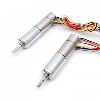 2 Pièces Φ12mm 6V/12V Motoréducteur coreless brushless GMP12-TBC1220 avec réducteur planétaire arbre 3mm