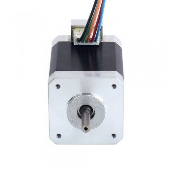 Moteur pas à pas Nema 17 17HF24-1805S 5 phases 0,5 Nm 0,72 degrés 1,8 A 5 fils