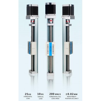 Rail de guidage linéaire actionneur linéaire FSK40J 50-1000mm avec moteur pas à pas Nema 23