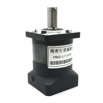 Réducteur planétaire hélicoïdal série PW060, arbre d'entrée 6,35/8/9,525/11/14 mm pour moteur pas à pas Nema23/Sveromoteur Nema 24