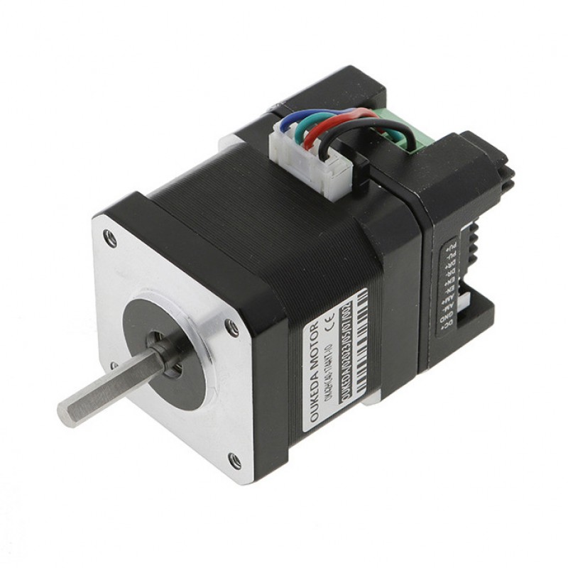 Moteur pas à pas intégré Nema 17 OUKEDA OK42HC40-174AYT-IO avec contrôleur 1,8 degrés 0,44 Nm 1,68 A biphasé 12-40 V CC
