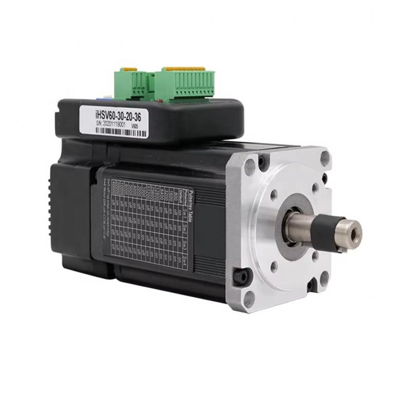 Servomoteur intégré Nema 23 JMC iHSV60-30-20-36 200W 36V 0,65N.m triphasé 3000tr/min 60 x 60 mm
