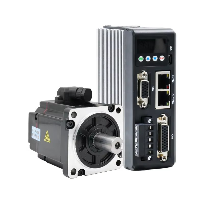 Kit servomoteur CC 200W 60ASM200-5-1024C+MCAC610 0,64N.m 36V 7,5A 0,64N.m 3000tr/min avec driver servo MCAC610