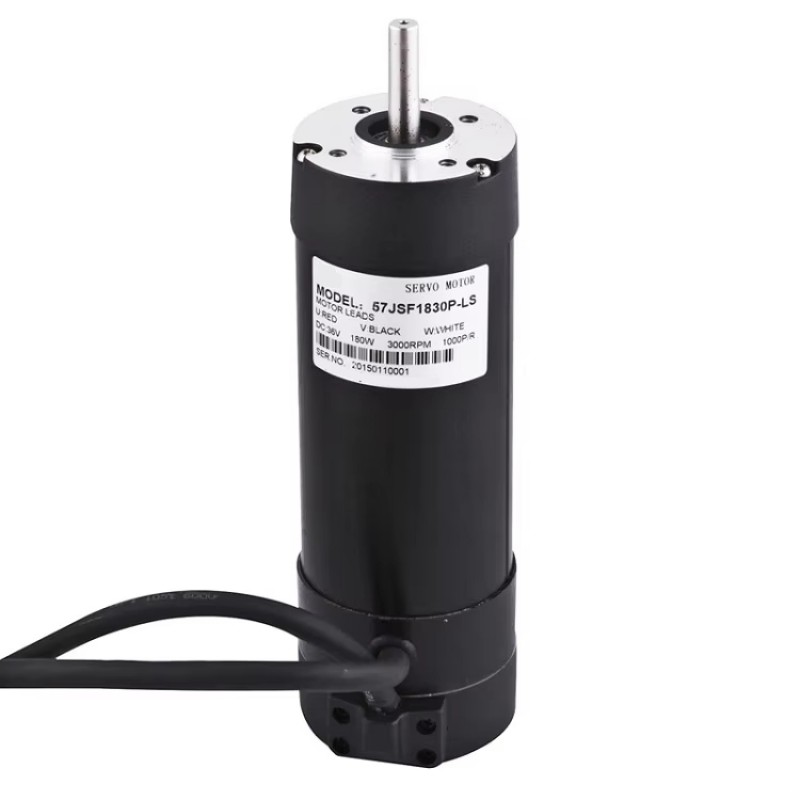 Servomoteur CC sans balais 57JSF1830P 180W 36V 0,6N.m 3400tr/min Φ 57 mm pour imprimantes à jet d'encre