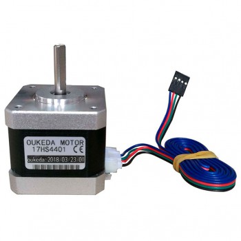 Moteur pas à pas NEMA 17 Oukeda 17HS4401 1,8° 45 Ncm biphasé pour imprimante 3D et robotique