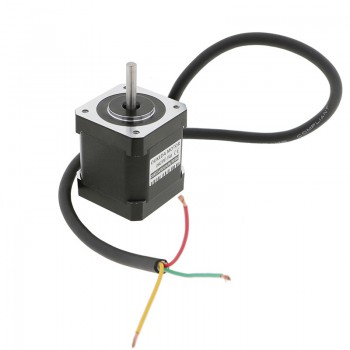 Moteur pas à pas NEMA 17 Oukeda OK423P47-154A 1,2 degrés 32 Ncm triphasé 1,5 A 5,4 V CC D-cut