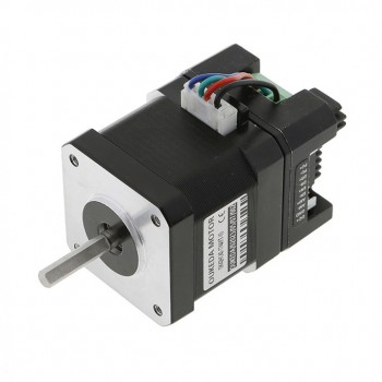 Moteur pas à pas intégré Nema 17 OUKEDA OK42HC40-174AYT-IO avec contrôleur 1,8 degrés 0,44 Nm 1,68 A biphasé 12-40 V CC