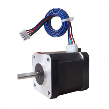 Moteur pas à pas NEMA 17 OUKEDA 17HS8401 2 A 59 Ncm 1,8 degrés D-cut pour imprimante 3D