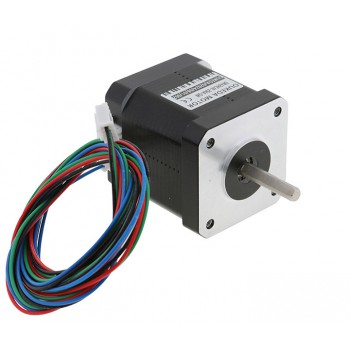Moteur pas à pas haute température Nema 17 Oukeda OSP001461 1,8° 60 Ncm Classe d'isolation B 180 °C