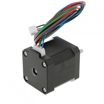 Moteur pas à pas haute température Nema 17 Oukeda OSP001461 1,8° 60 Ncm Classe d'isolation B 180 °C