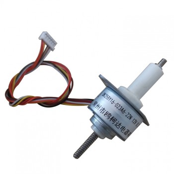 Moteur pas à pas linéaire à aimant permanent Oukeda OK25BY16-023A6-22N 15 degrés 0,23 A