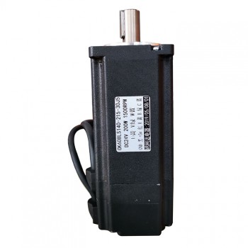 200W 24V Moteur CC sans balais nema 24 OK60BL140-215-30J5 127 Ncm 1800 tr/min triphasé Φ60 mm rainure de clavette