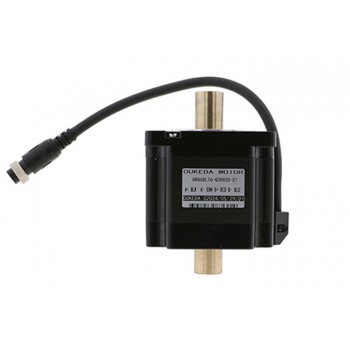 Moteur pas à pas à arbre creux Nema 34 OK86DL76-Q30H20-C1 biphasé 1,8degrés 4,5Nm 6,0A 2,1V double arbre 4 fils