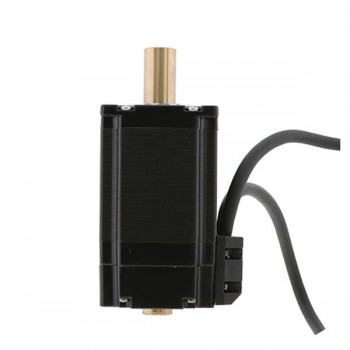 Moteur pas à pas à arbre creux Nema 23 OK57DL76EC1-B-NK30 bipolaire 1,8 degrés 1,89 Nm 4,2A 2,52V double arbre