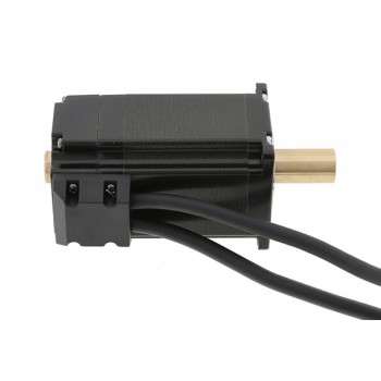 Moteur pas à pas à arbre creux Nema 23 OK57DL76EC1-B-NK30 bipolaire 1,8 degrés 1,89 Nm 4,2A 2,52V double arbre