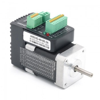 Servomoteur CA intégré Nema 17 JMC iHSV42-40-05-24 52W 24V 12,5Ncm 52000tr/min
