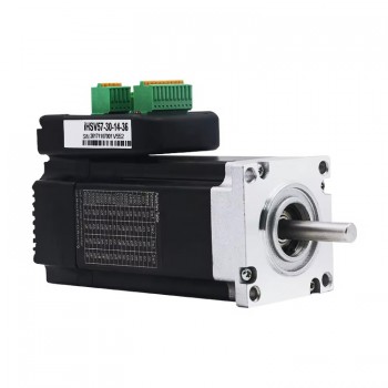 Servomoteur CA intégré Nema 23 JMC iHSV57-30-14-36 140W 36V 0,45N.m 5,4A triphasé 3000tr/min
