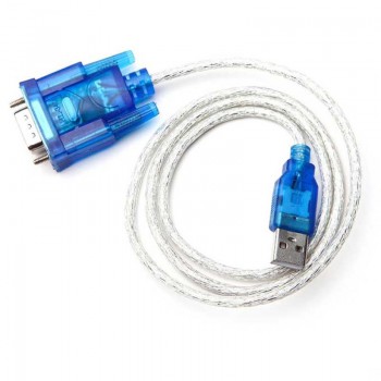 Adaptateur USB to RS232 avec câble de 0,8 M et jeu de puces (pour le paramétrage des servomoteurs JMC)