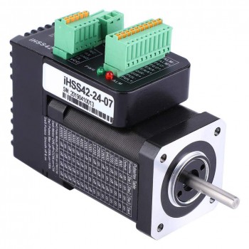 Moteur pas à pas en boucle fermée intégré Nema 17 JMC iHSS42-24-07 1,8° 0,7Nm 24V biphasé