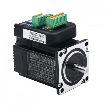 Moteur pas à pas en boucle fermée intégré Nema 23 JMC IHSS57-36-10/20/SC 1,8° 1 Nm/2 Nm/3 Nm 4 A/5A 36V biphasé