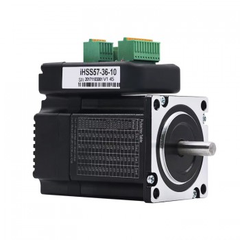 Moteur pas à pas en boucle fermée intégré Nema 23 JMC IHSS57-36-10/20/SC 1,8° 1 Nm/2 Nm/3 Nm 4 A/5A 36V biphasé