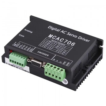 Driver servo numérique CC MCAC706 6A 20 ~ 70 V 200W pour servomoteur CC sans balais