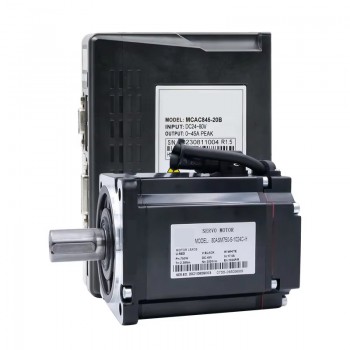 Kit servomoteur et dirver 0,75 kW 48V CC 80ASM750-1024C+MCAC845 2,39N.m 80 x 80 mm avec codeur magnétique 1024 lignes